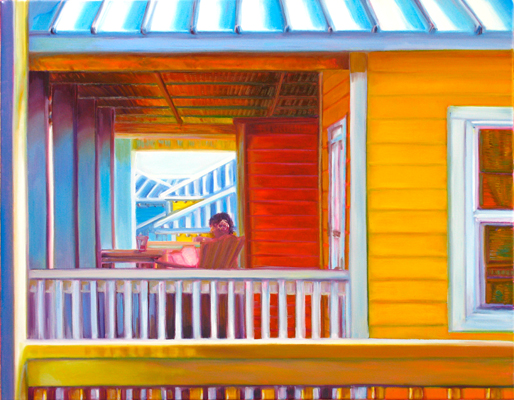 Painting-of-Woman-on-Porch-©-Jann-Alexander